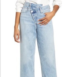 Agolde Crisscross Upsize High-waisted Jeans